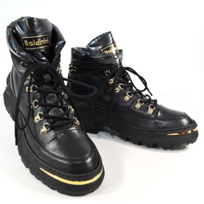 BOTÍN BALDININI 🇮🇹 MUJER CUERO SUAVE NEGRO MODA INVIERNO Foto 1 de 4