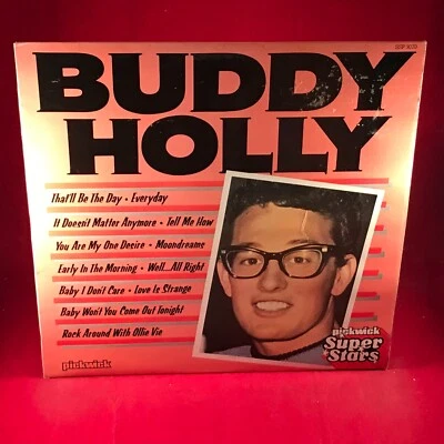 Buddy Holly 1980 UK vinyl compilation LP That'll Be The Day Everyday Moondreams - Image 1 of 4
