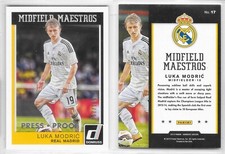 LUCA MODRIC REAL MADRID 2015 PANINI DONRUSS PRESS PROOF SILVER /199