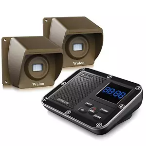 Sistema de alarma inalámbrico de entrada Wuloo sensores de movimiento de largo alcance de 1/3 milla - Imagen 1 de 7