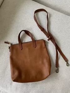 Borsa a tracolla Madewell The Small Transport sella inglese marrone vera pelle - Foto 1 di 8