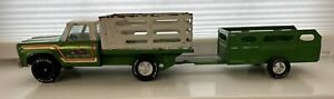 Vintage Nylint Farms Chevy Stake Truck w/ Trailer