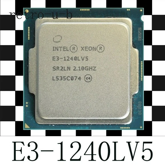Intel Xeon E3-1240L V5 2.1GHz LGA 1151 SR2CW 25W 4Core CPU Processor 1240LV5 - Image 1 of 1