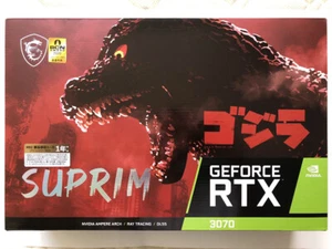 MSI GeForce RTX 3070 8GB SUPRIM SE GODZILLA LHR GDDR6 Japan - Picture 1 of 10