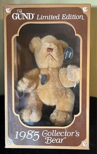 GUND LIMITED 1985 OSO DE COLECCIONISTA, CAJA ORIGINAL - Imagen 1 de 7