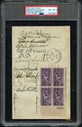 1939 BASEBALL HALL OF FAME FIRST DAY COVER WAGNER COBB YOUNG RUTH AUTO PSA 8