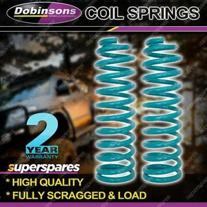 Front Dobinsons 6 Inch Medium Load Coil Springs for Nissan Patrol Y60 GQ Y61 GU - Picture 1 of 2