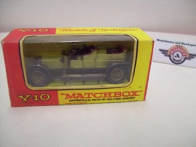 Matchbox Models of Yesteryear Y-10, Rolls-Royce Silver Ghost, 1906, Gold, 1:55 - Immagine 1 di 4