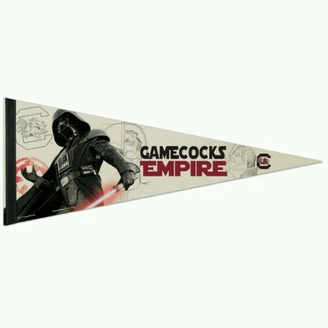 SOUTH CAROLINA GAMECOCKS STAR WARS DARTH VADER PREMIUM PENNANT 12"X30" BANNER Cover