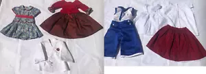 American Girl Doll Clothes Emily Bennett Chocolate Cherry Dress Sailor Pajama - Picture 1 of 17