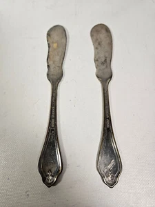 2 Vintage 6" Superior Extra Teller Buttermesser - Bild 1 von 4