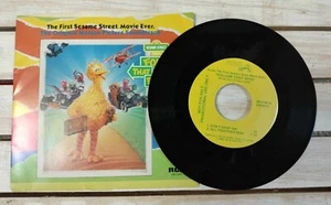 VINTAGE Sesame Street “Follow That Bird” 45 RPM Record 1985 Small Sample - Picture 1 of 9