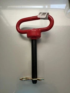 1/2" x 3-5/8" Hitch Pin Heavy Duty Double Red Handle MADE IN USA. - Bild 1 von 2