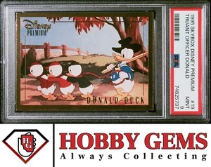 TRUANT OFFICER DONALD Donald Duck PSA 9 1995 Skybox Disney Premium #19 C1 - Picture 1 of 3
