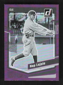 Nap Lajoie 2023 Donruss Purple Holo Cleveland Indians #227 - Picture 1 of 2