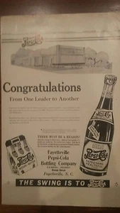 1939 Pepsi Cola Poster Advertising Fayetteville North Carolina Sesqui-Centennial - Picture 1 of 10