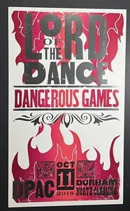 Impresión Hatch Show 2018.11.11 ~ Lord of the Dance Dangerous Games @ DPAC Durham NC - Imagen 1 de 1