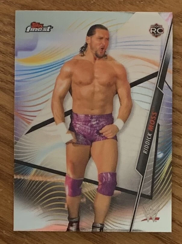 RIDDICK MOSS, 2020 TOPPS WWE FINEST ROOKIE CARD, MINT ! - Image 1 of 1