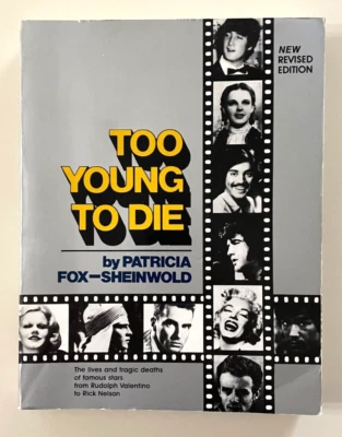 Too Young To Die By Patricia Fox-Sheinwold Large Paperback Book VG! - Image 1 of 2