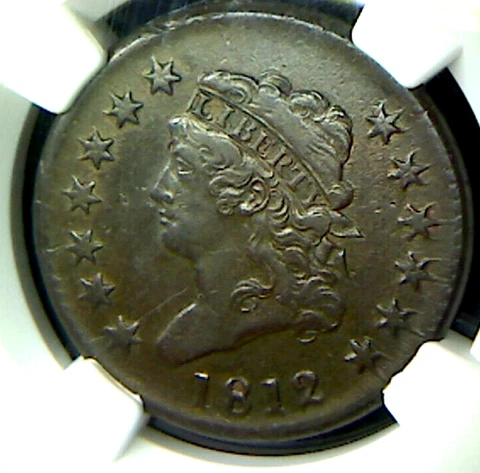 1812 Large Cent- NGC AU Details! Gorgeous Type Coin! Cover