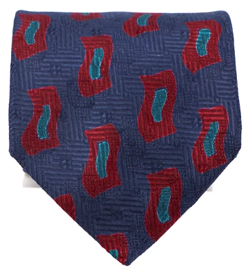 Corbata de colección Karl Lagerfeld para hombre 100 % seda jacquard foulard geométrico 56 x 3,75 Foto 1 de 3