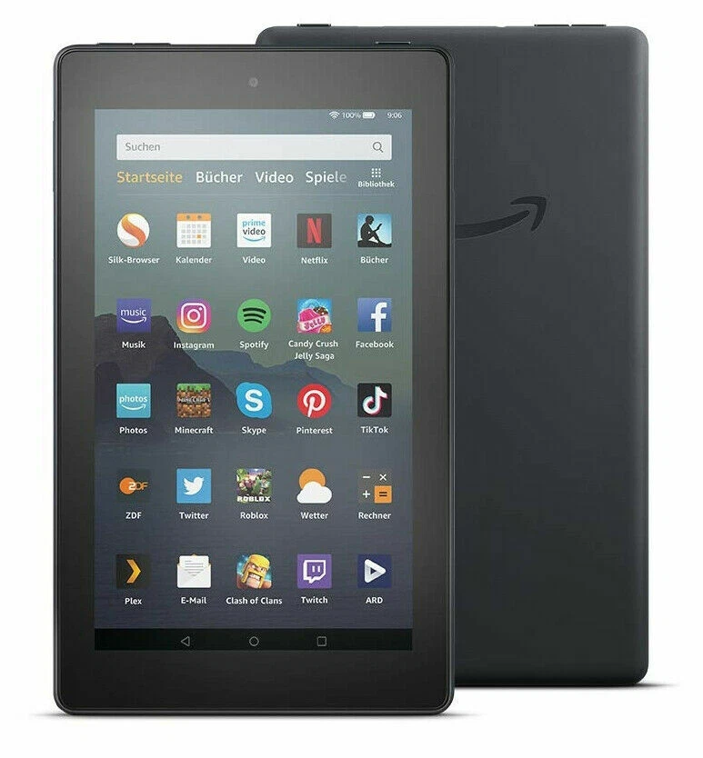 Amazon Fire 7 (9. Generation) 16GB, WLAN, 17,78 cm (7 Zoll) - Schwarz (Mit Spezialangeboten)