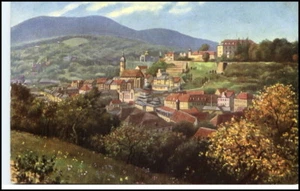 BADEN BADEN ~1910/20 alte AK Blick v.d. Friedrichshöhe - Picture 1 of 1