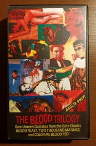 The Blood Trilogy Outtakes - Something Weird Video, 1996 VHS Tape NTSC - Picture 1 of 4