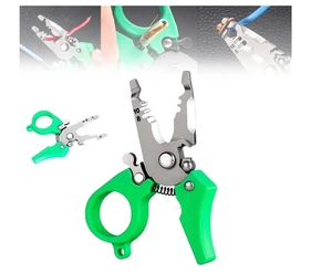 Mini Multi-tool Wire Stripper,Portable 12-in-1 Electrician tool Adjustable - Picture 1 of 8