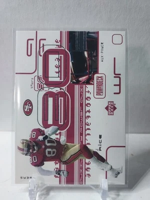 1999 Upper Deck PowerDeck #AUX-12 Jerry Rice Auxiliary - Image 1 of 4