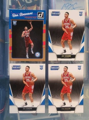 2016-17 Panini Threads Ben Simmons+Donruss Rookie RC. Philadelphia 76er's - Image 1 of 2
