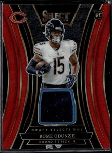 2024 Panini Select #DSM-ROE Rome Odunze Draft Selections Memorabilia RED - Picture 1 of 2