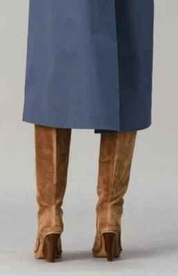 Tory Burch LILA Alto Marrón Gamuza/Cuero Mujer Talla 7.5 M Estilo 83742 $399 Foto 1 de 4