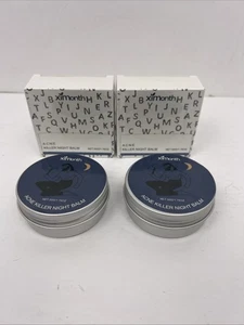 2 Pack XIMonthly Organics - ACNE Killer Night Balm 1.7 oz Skin Condition - Picture 1 of 12