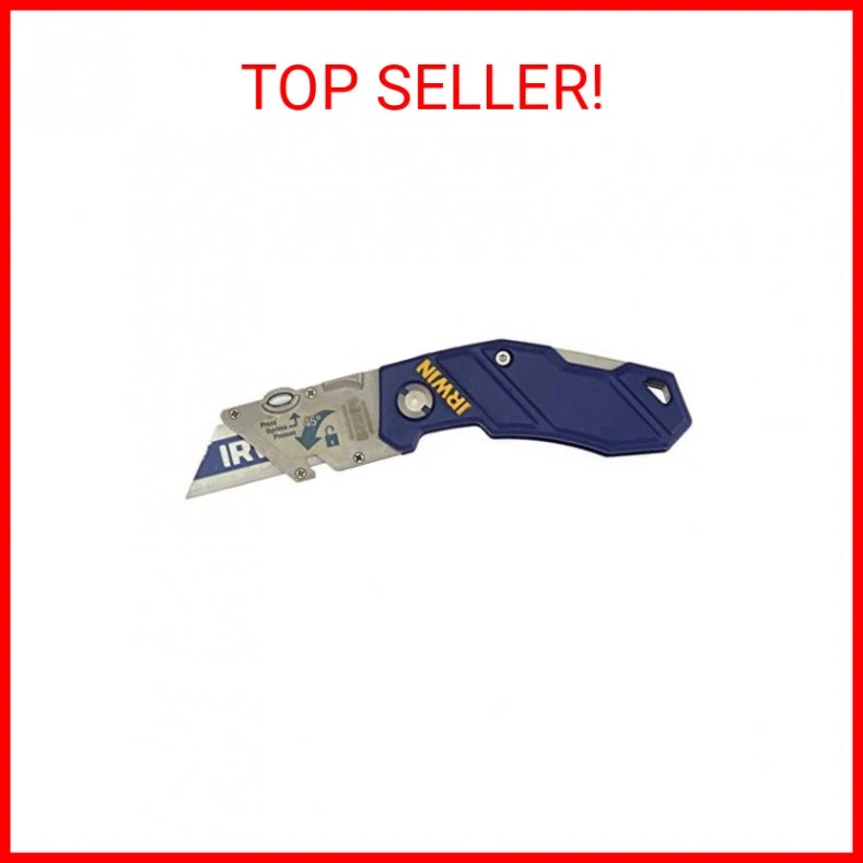 Cuchillo utilitario IRWIN, plegable (2089100), azul Foto 1 de 1