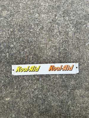 Kool Aid Metal Sign Vintage Advertising Store Display Shelf Rack Man Cave Decor - Image 1 of 3