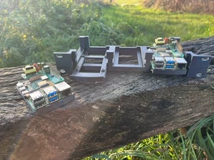 Keep your Raspberry Pi cluster neat, compact, and easy to manage with this 3-bay - Picture 1 of 5