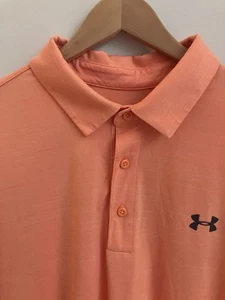 Camisa Polo Under Armour Para Hombre Talla 2XL Naranja Golf Informal Manga Corta - Imagen 1 de 6