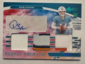 Quinn Ewers 2025 Panini Absolute SP RC RPA 4 Color Rookie Patch Auto /99 - Picture 1 of 3