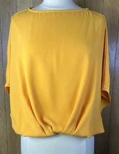 NEU Trina Turk (XS) Coralline senfgelb Oberteil Dolmanärmel Oversize 178 $ - Bild 1 von 13