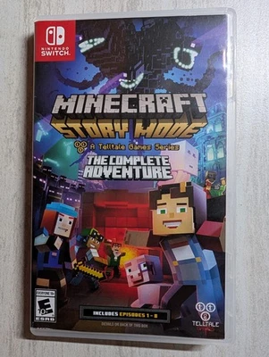 Minecraft: Story Mode The Complete Adventure Telltale Nintendo Switch In Case - Image 1 of 4
