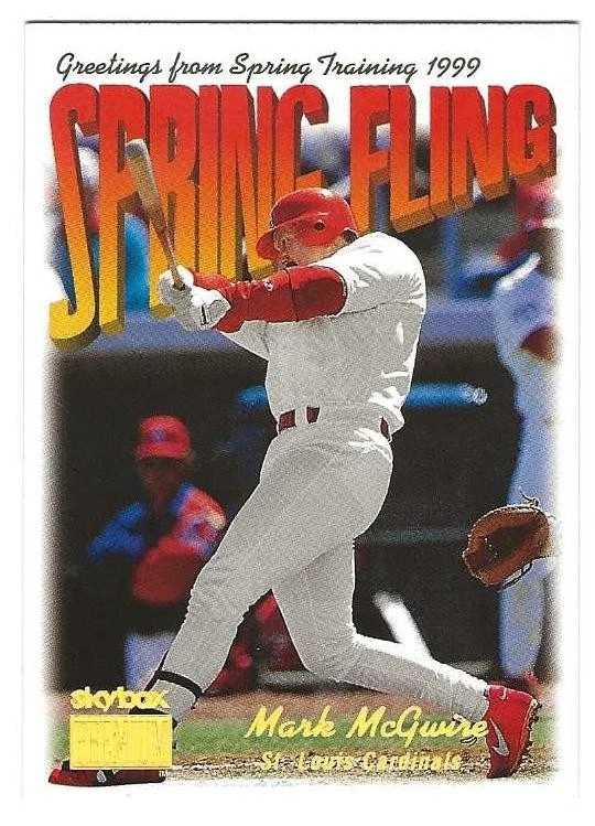 1999 Skybox Premium #273 Mark McGwire St. Louis Cardinals BV$1 - Imagem 1 de 1
