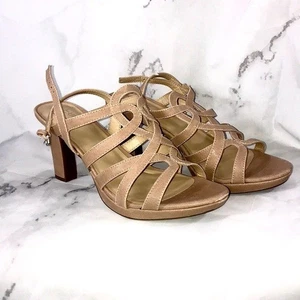 NEW Naturalizer Cameron brown sandals heels 10. A14 - Picture 1 of 5