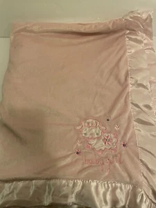 NUBY  ANIMAL pink baby girl lovey lamb sheep lovey  BLANKET BABY SOFT 39x30" - Picture 1 of 4
