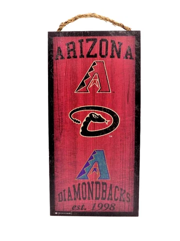 Arizona Diamondbacks Heritage Plaque Sign by Fan Creations 6 x 12" Cover
