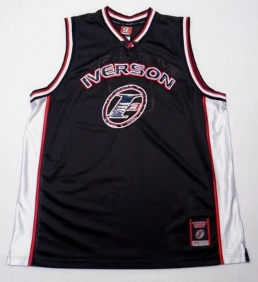Allen Iverson NBA Black Limited Edition #3 Reebok Jersey Size: XL - Image 1 of 4