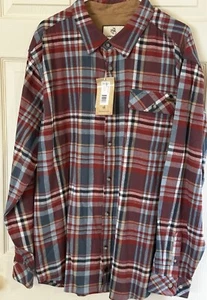 Legendary Whitetails Buck Camp Plaid Flannel Shirt Men's Size 3XT NWT - Picture 1 of 7