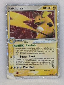 Raichu ex 97/106 Emerald Holo Rare Pokemon TCG Nintendo Pikachu - Picture 1 of 2