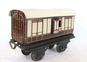 AC4536A: Vintage Bing 0 Gauge LNWR Passenger Brake/Luggage Van - Picture 1 of 5