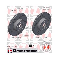 Brake disc suitable for BMW 150.2965.53